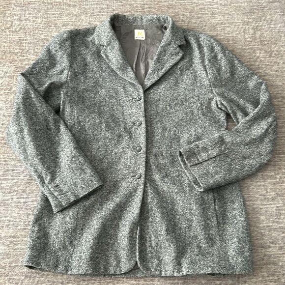 Grey dress coat - Picture 1 of 7